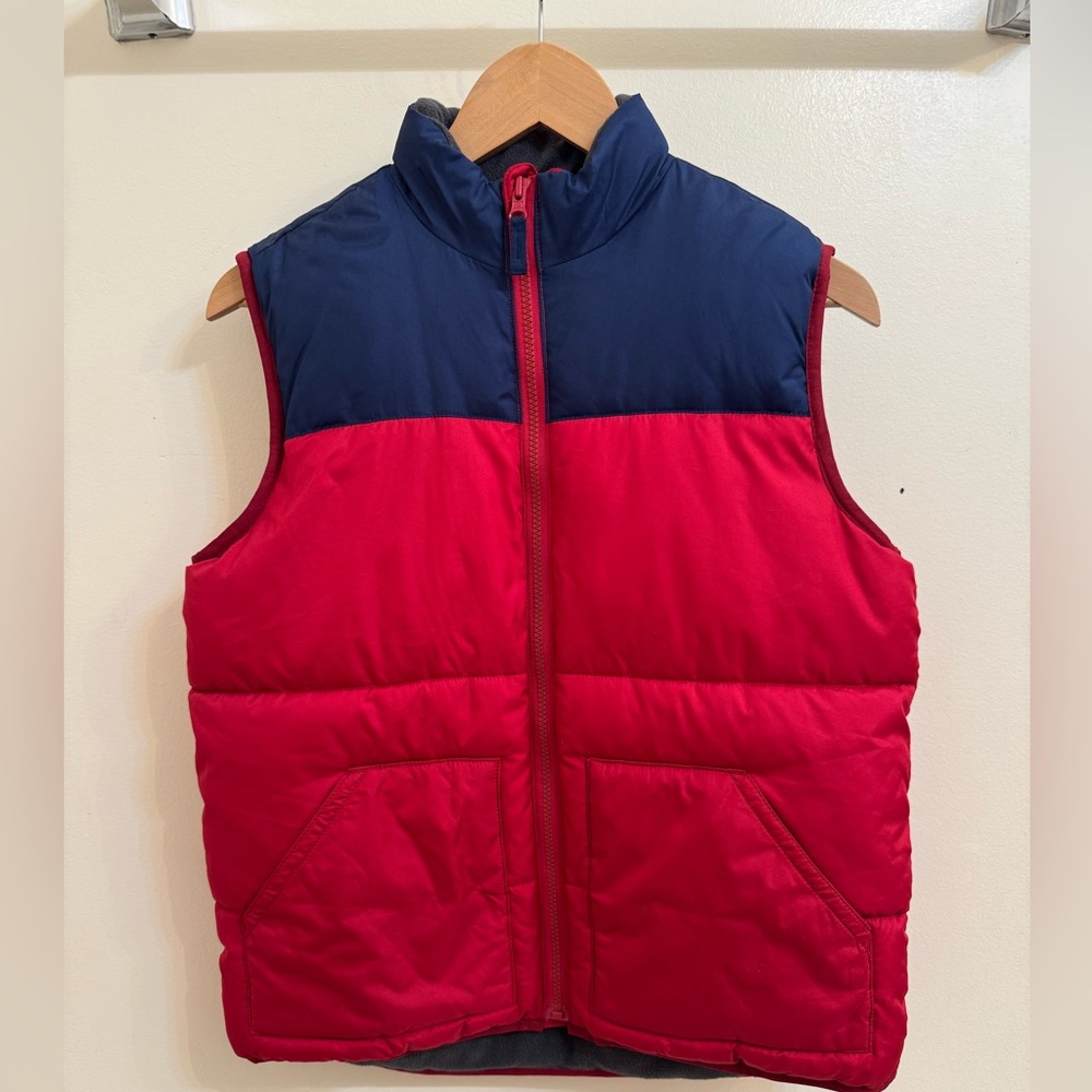 Old Navy Red Puffer Vest